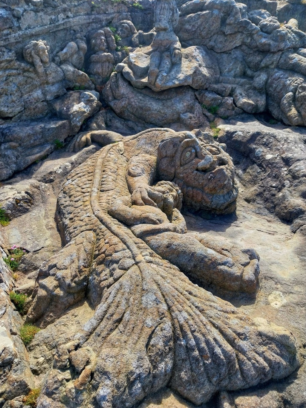 The Sculptered Rocks in Saint-Malo, France (Les Rochers Sculpte)